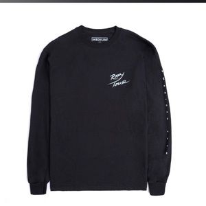 Khalid Merch Men Roxy Tour Crewneck Shirt